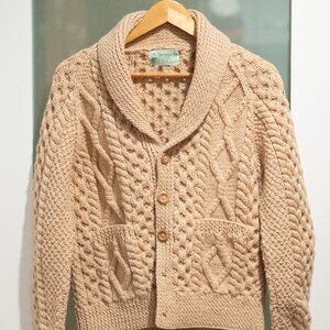 Inverallan 6A Shawl Collar Cardigan - 100% Wool